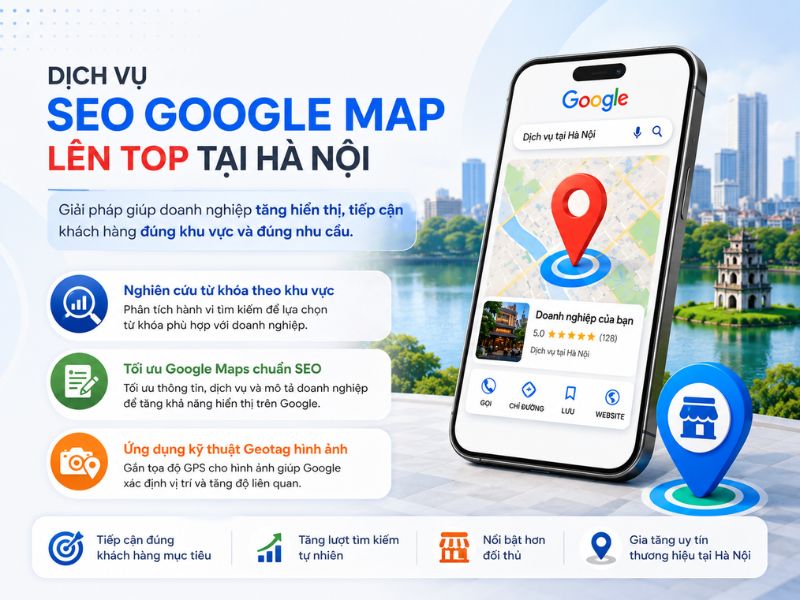 Đẩy từ khóa lên top Google Map