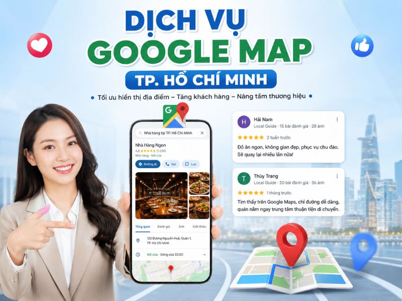 Dịch vụ Google Map TP. Hồ Chí Minh tại Blvck Map 2026
