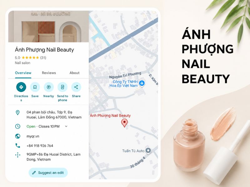 Case Study Google Maps Ánh Phượng Nail Beauty