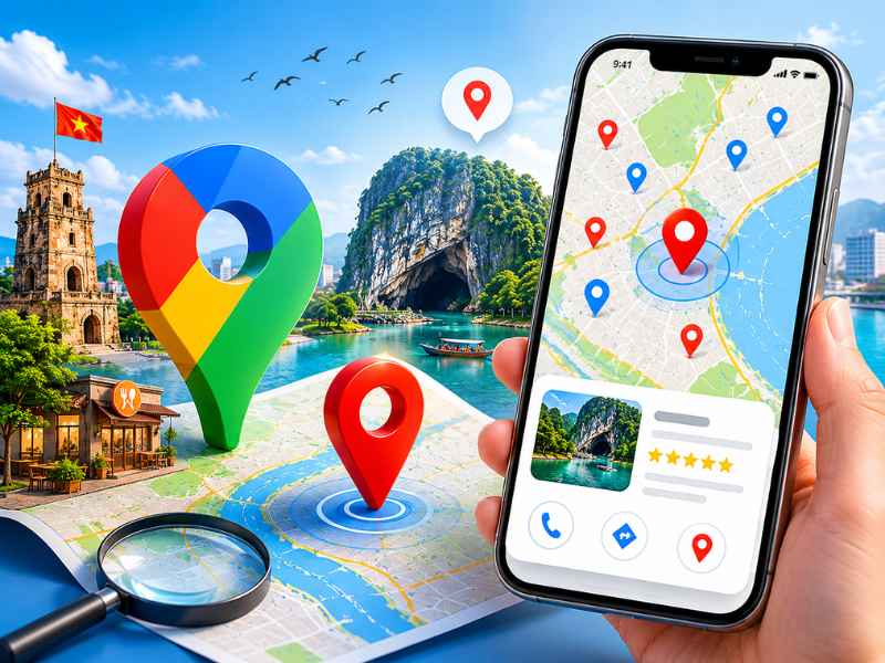 Tầm quan trọng Google Map với doanh nghiệp địa phương Quảng Bình